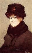 Edouard Manet Mery Laurent au chapeau de loutre Spain oil painting artist